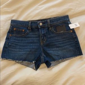 Gap denim cut off shorts